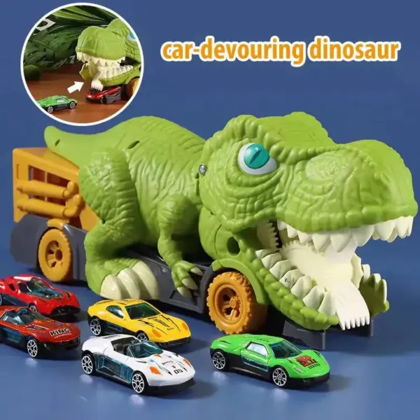 דינוזאור אוכל מכוניות