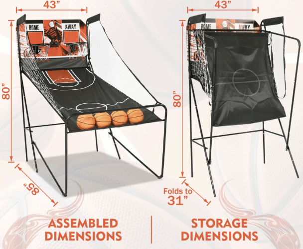 מתקן כדורסל אלקטרוני